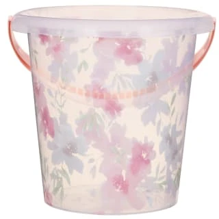 B&M Printed Bucket 12L - Floral 2 B&M Printed Bucket 12L - Floral - Image 2