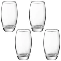 Home Furnishings Store 27 B&M Curved Hiball Glasses 4pk
