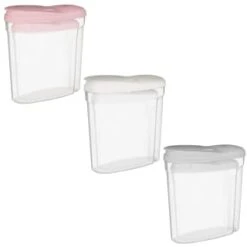 B&M Cereal Storage Container Set 2pk - Grey 11 B&M Cereal Storage Container Set 2pk - Grey -Home Furnishings Store 368613 368614 368615 cereal storage set 2 pk main
