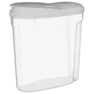 B&M Cereal Storage Container Set 2pk - Grey 4 B&M Cereal Storage Container Set 2pk - Grey - Image 4