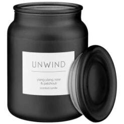 B&M Large Spa Scented Candle - Black - Unwind 6 B&M Large Spa Scented Candle - Black - Unwind -Home Furnishings Store 368680 large spa candle unwind 5