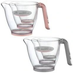B&M Kitchen Measuring Jugs 3pk - Grey 11 B&M Kitchen Measuring Jugs 3pk - Grey -Home Furnishings Store 369447 3pk measuring jugs group