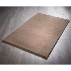 B&M Aspen Faux Fur Rug 100 X 150cm - Mink