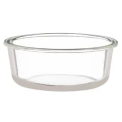 B&M Round Glass Food Containers With Bamboo Lid 2pk -Home Furnishings Store 376822 2 round glass food containers 3
