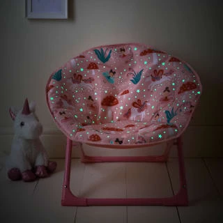 B&M Foldable Fairy Unicorn Moon Chair 2 B&M Foldable Fairy Unicorn Moon Chair - Image 2