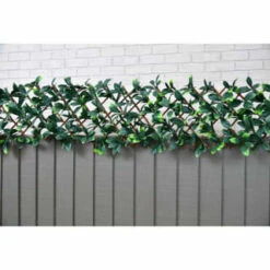 B&M Expanding Artificial Laurel Leaf Trellis 180 X 30cm -Home Furnishings Store 379971 expanding laurel leaf trellis 180x30cm 2