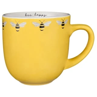 B&M Bee Happy Printed Mugs - 4pk 3 B&M Bee Happy Printed Mugs - 4pk - Image 3