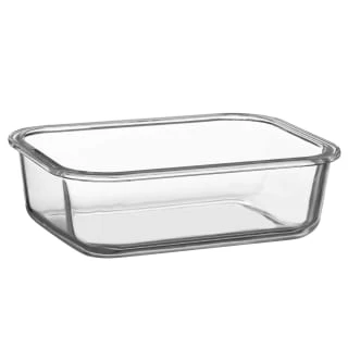 B&M Pink Glass Food Container - Large 2 B&M Pink Glass Food Container - Large - Image 2