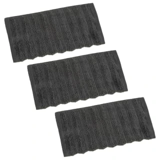 B&M Retreat Face Cloth 3pk - Charcoal 2 B&M Retreat Face Cloth 3pk - Charcoal - Image 2