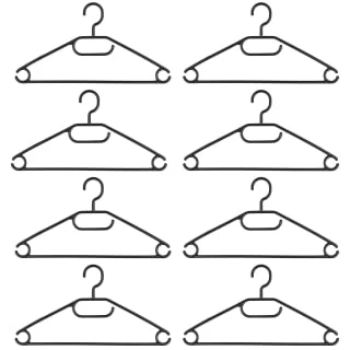 B&M Swivel Hook Hangers 8pk - Black 3 B&M Swivel Hook Hangers 8pk - Black - Image 3