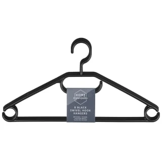 B&M Swivel Hook Hangers 8pk - Black 1 B&M Swivel Hook Hangers 8pk - Black
