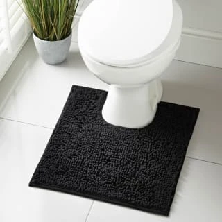 B&M Signature Noodle Pedestal Mat - Black 1 B&M Signature Noodle Pedestal Mat - Black