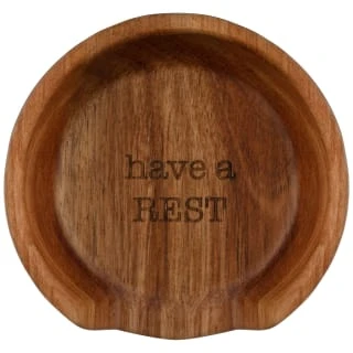 B&M Acacia Spoon Rest 2 B&M Acacia Spoon Rest - Image 2