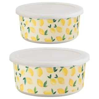B&M Round Tubs 2pk - Lemons 7 B&M Round Tubs 2pk - Lemons - Image 7