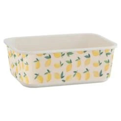 B&M Rectangular Tubs 2pk - Lemons 12 B&M Rectangular Tubs 2pk - Lemons -Home Furnishings Store 392929 2pk reuse and repurpose rectangle tubs lemon