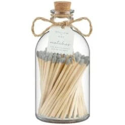 B&M Willow & Bay Matches 120pk - Grey